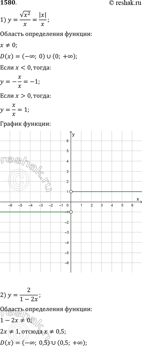 Изображение Упр.1580 ГДЗ Алимов 10-11 класс
